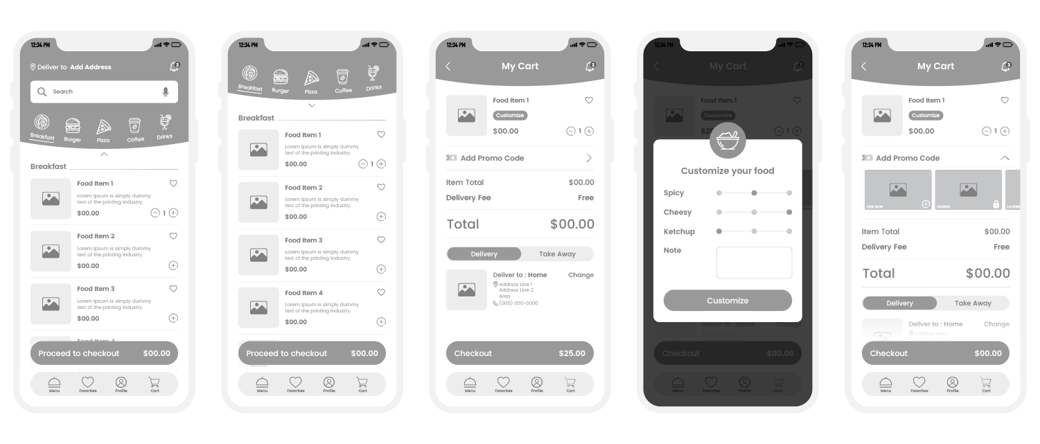 NZ Food Truck - Digital Wireframes - 3