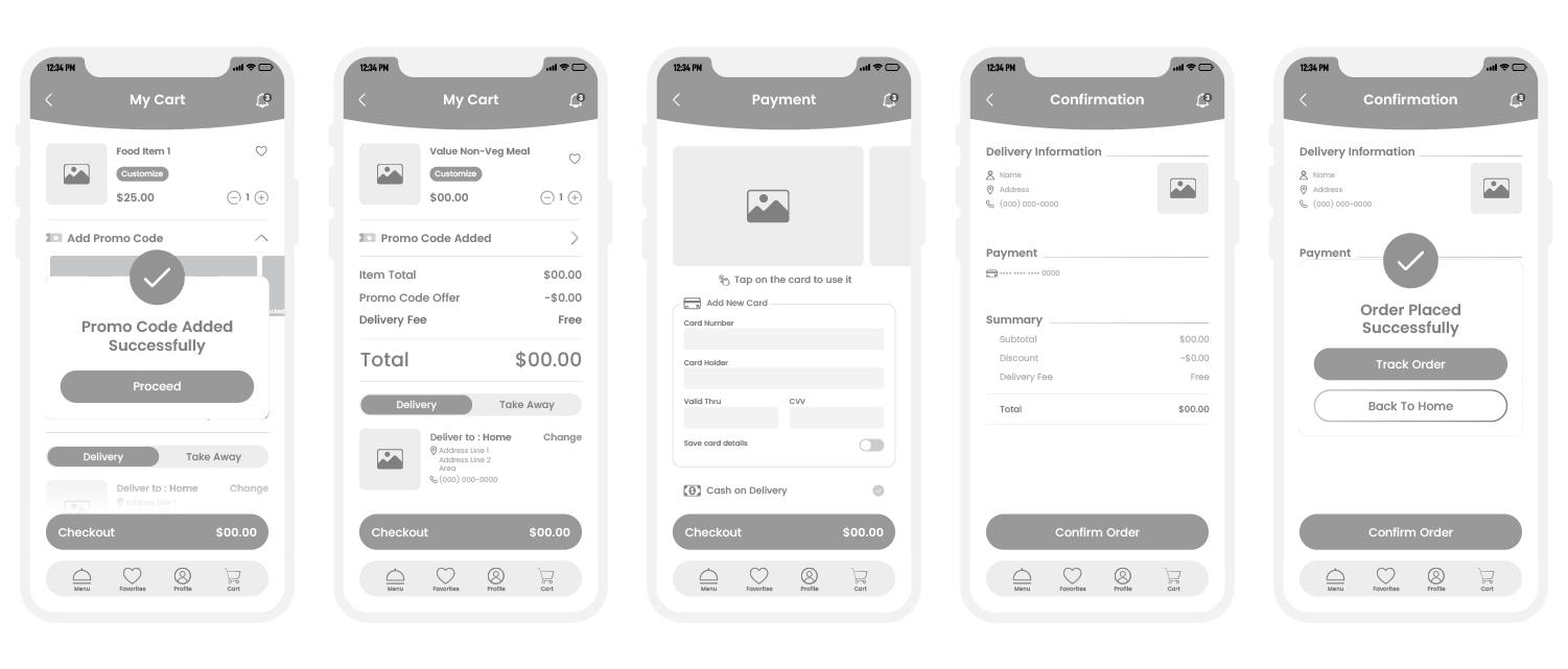 NZ Food Truck - Digital Wireframes - 4